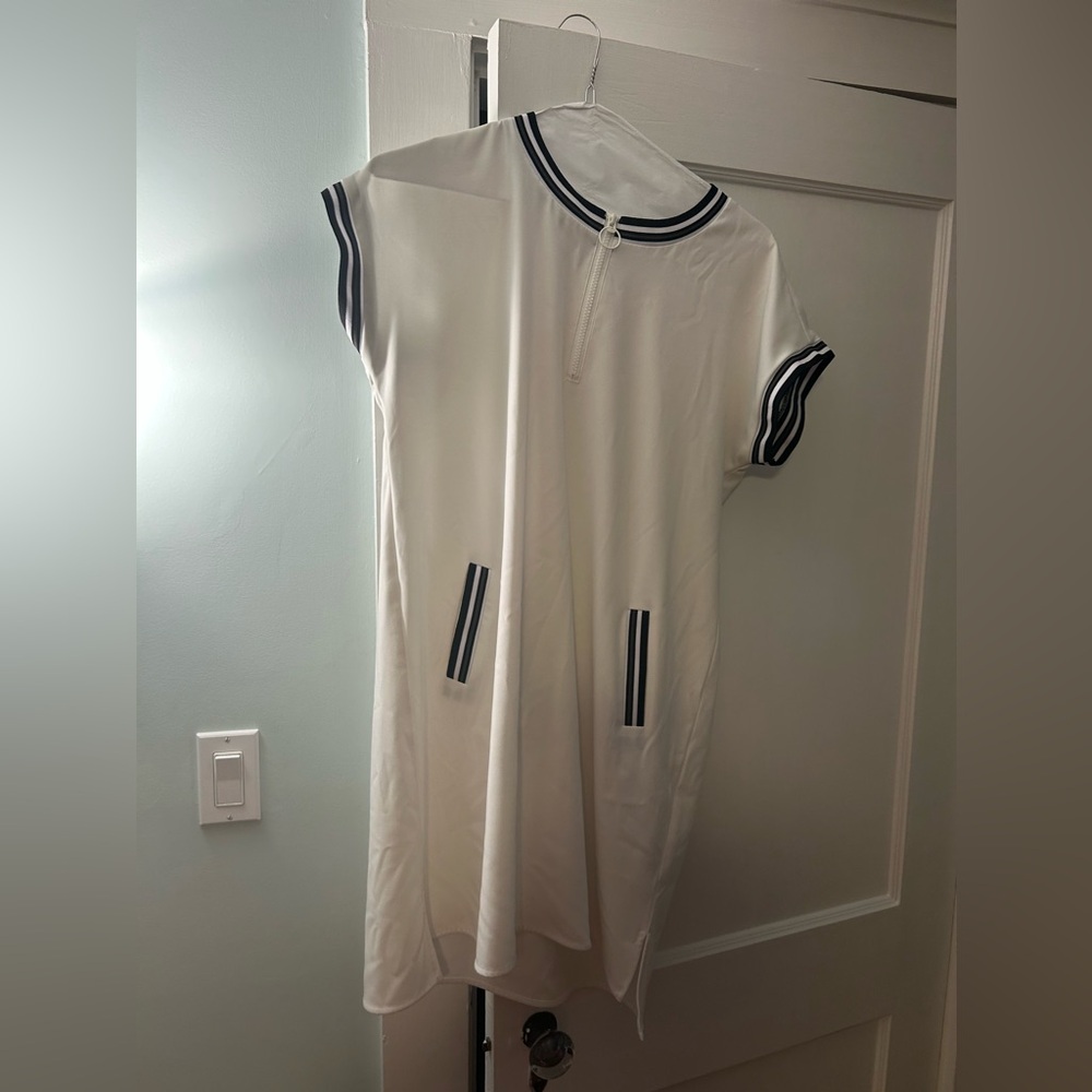 Peace of cloth white dress